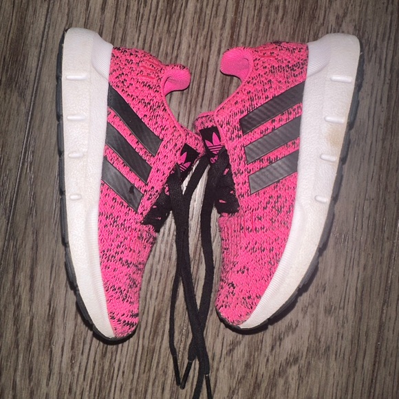 adidas Other - Adidas swift run pink and black Ortholite athletic walking shoes